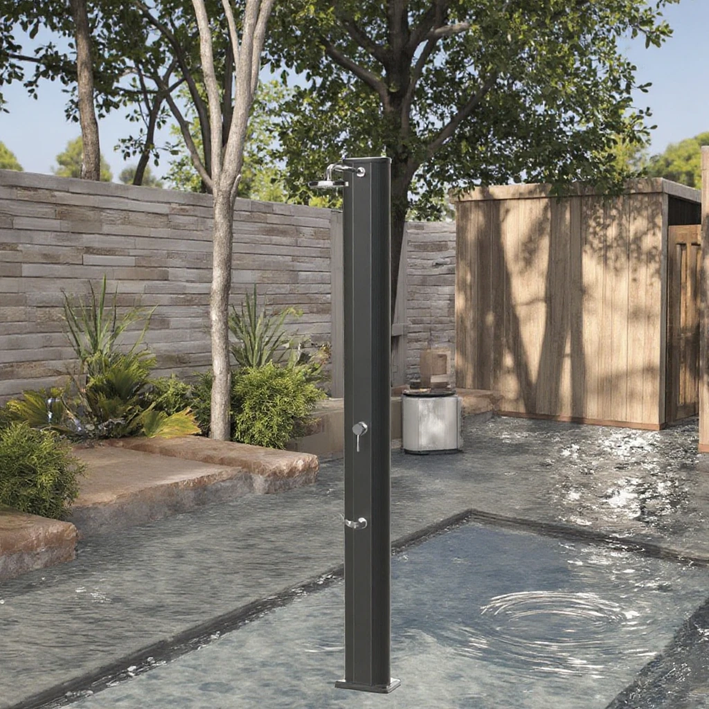 40L Alu Outdoor Solar Shower