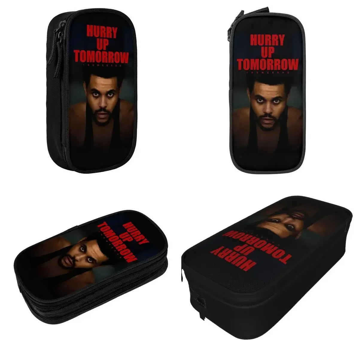 

The Weeknd Hurry Up Tomorrow Pencil Case Creative Pen Box Bags for Student Large Storage Office Gifts Pencil Box