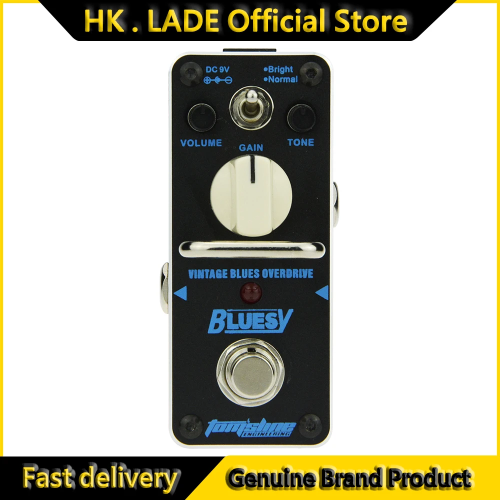 

AROMA ABY-3 Guitar Effect Pedal Tom'sline Bluesy Vintage Blues Overdrive Mini Single True Bypass Guitar Parts & Accessories