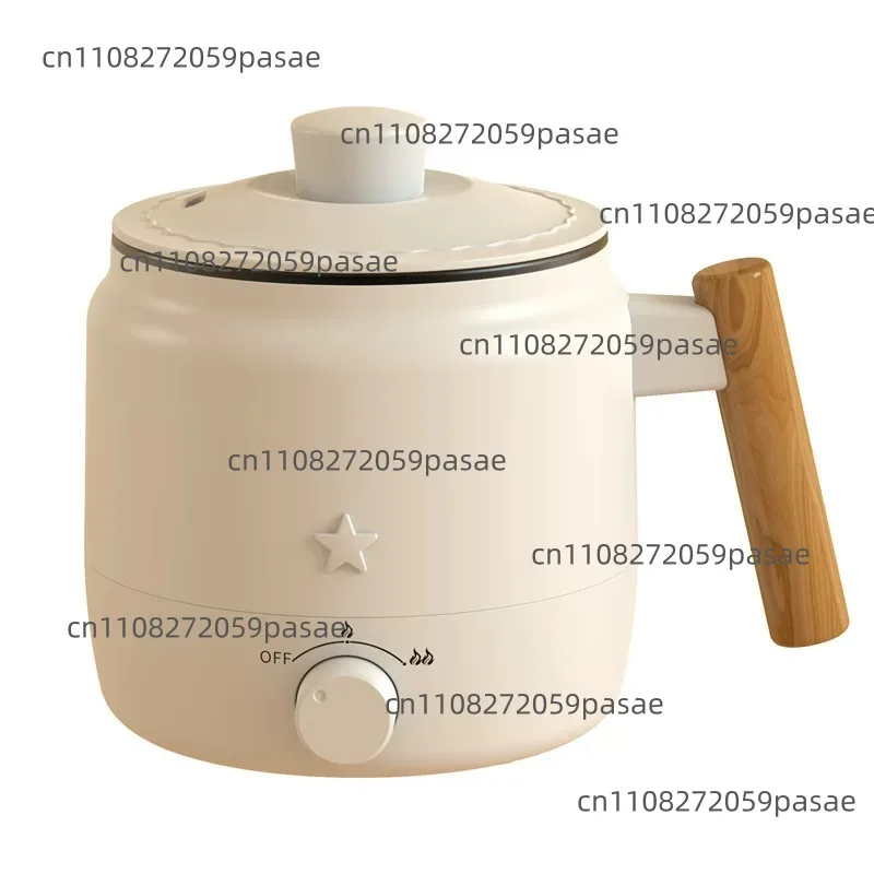 

1.2L Mini Rice Cooker 2 Gear Adjust Student Dormitory Noodle Pot Portable Food Cookers Hot Pot Non-stick Pan Multifunctional