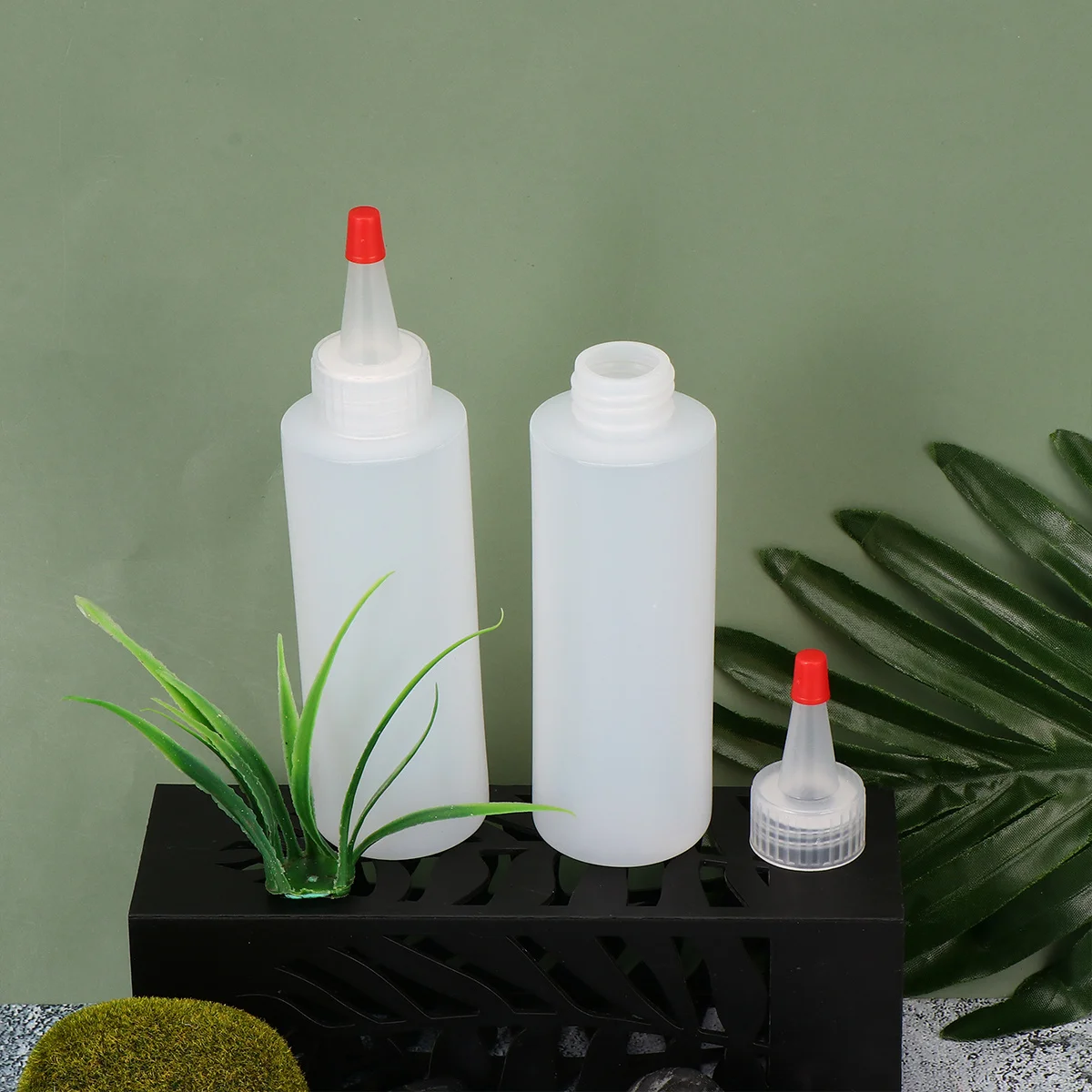 

20pcs 120Ml Small Cap Narrow Mouth Squeeze Bottle For Condiment Sauce Oil Dispenser Portable Freshness Keeper Squeeze Bottle