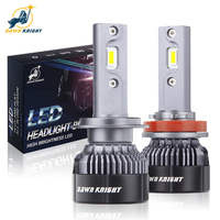 DAWNKNIGHT K5C Mini 40W H7 H4 Long Life Version Led Headlight Bulb 4300K K6C Led HB3 H11 Lamp Bulb H1 HB4 Led Lights For Car 12V