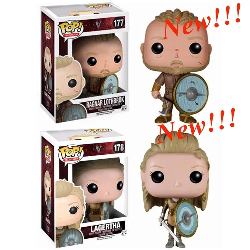 FUNKO POP RAGNAR LOTHBROK #177 LAGERTHA #178 Seer #181 Vinyl Dolls Figure Gifts For Children Gifts