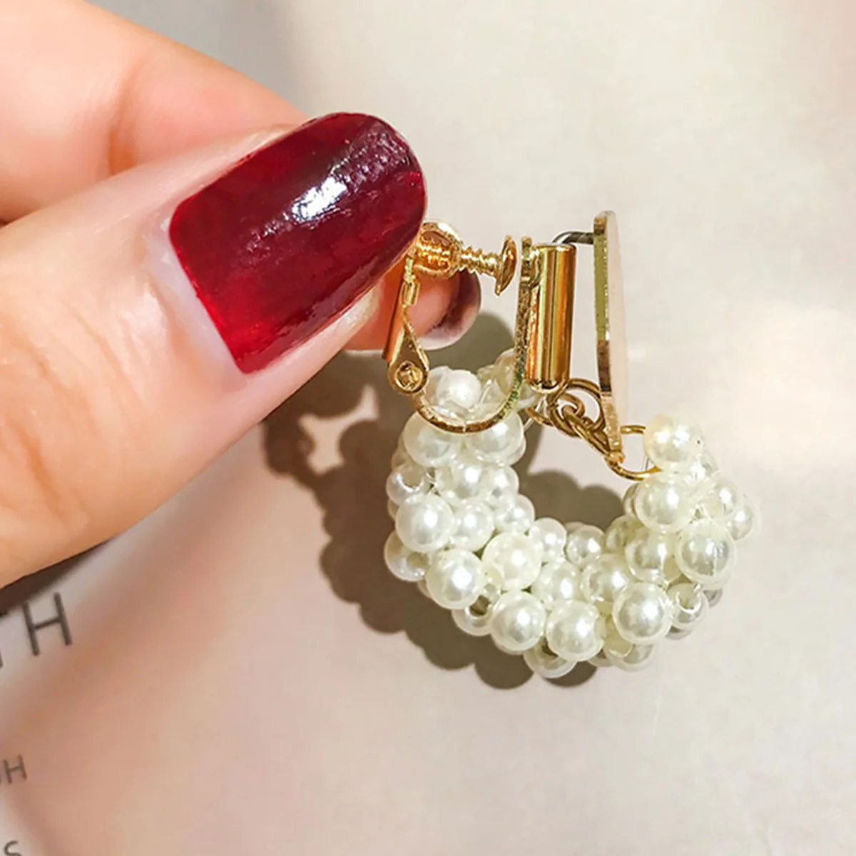 

3 Pairs No Hole Earrings Adjustable Clip On Ear Studs Non Piercing Jewelry For Women Fashion Ear Clips Daily Wear Gift