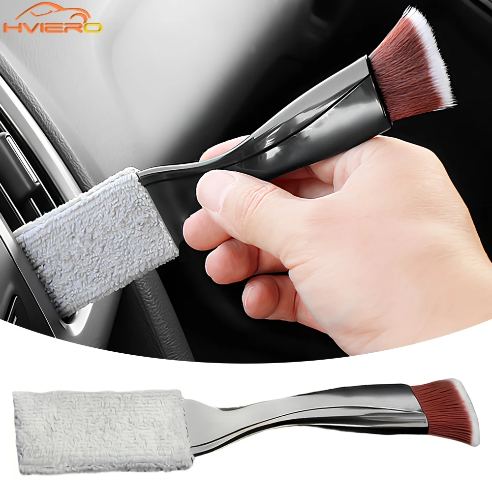 Multipurposes Effortlessly Clean Car Interior Soft Brush Air Conditioner Washing Tools Maintenance Wheel Scrub Auto Accessories