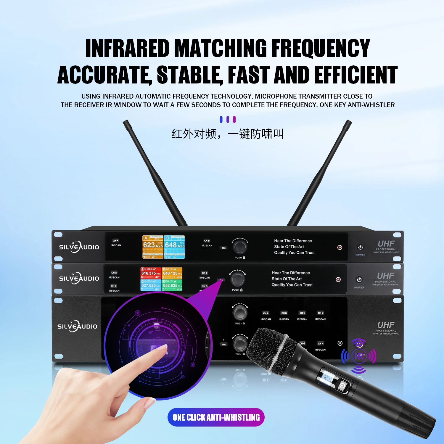 ワイヤレス赤外線周波数マイク,GAW-M26 uhf,1対2,会議,カラオケ,教会のステージに適しています