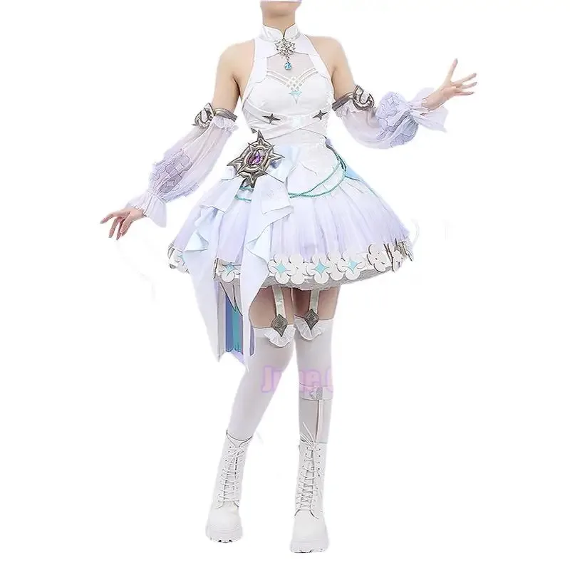 

Новый карнавальный костюм Enna Alouette на заказ NIJISANJI EN Ethyria, одежда для косплея для девочек и женщин, платье Лолиты, костюм для выступлений