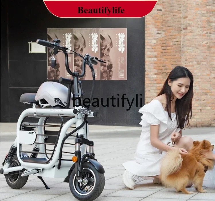 

E132 Electric car Small men and women Mini with pets Walking the dog Light transportation Battery car 48v