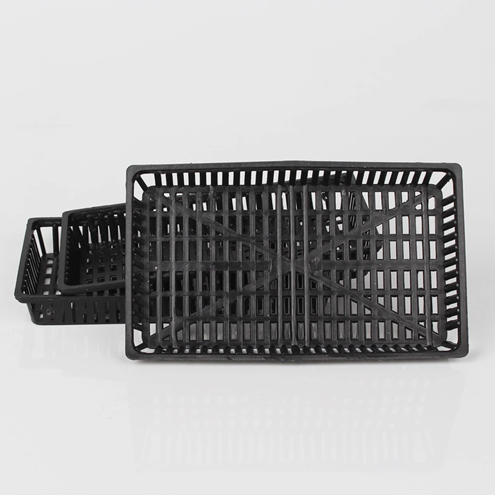 

10pcs Water Grass Planting Basket Durable Plastic Drainage Holes Healthy Root Growth Hydroponic Soil Cultivation Pot Water