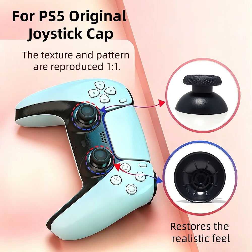 GINFULL DS13 MAX 2. generacji TMR Elektromagnetyczny Joystick Kątowy do Gamepada PS5, Kompatybilny z PS4/XBXO ONE/XBOX S/X, Tunirowany Mechanizm Oporu Magnetycznego — zdjęcie produktu 5