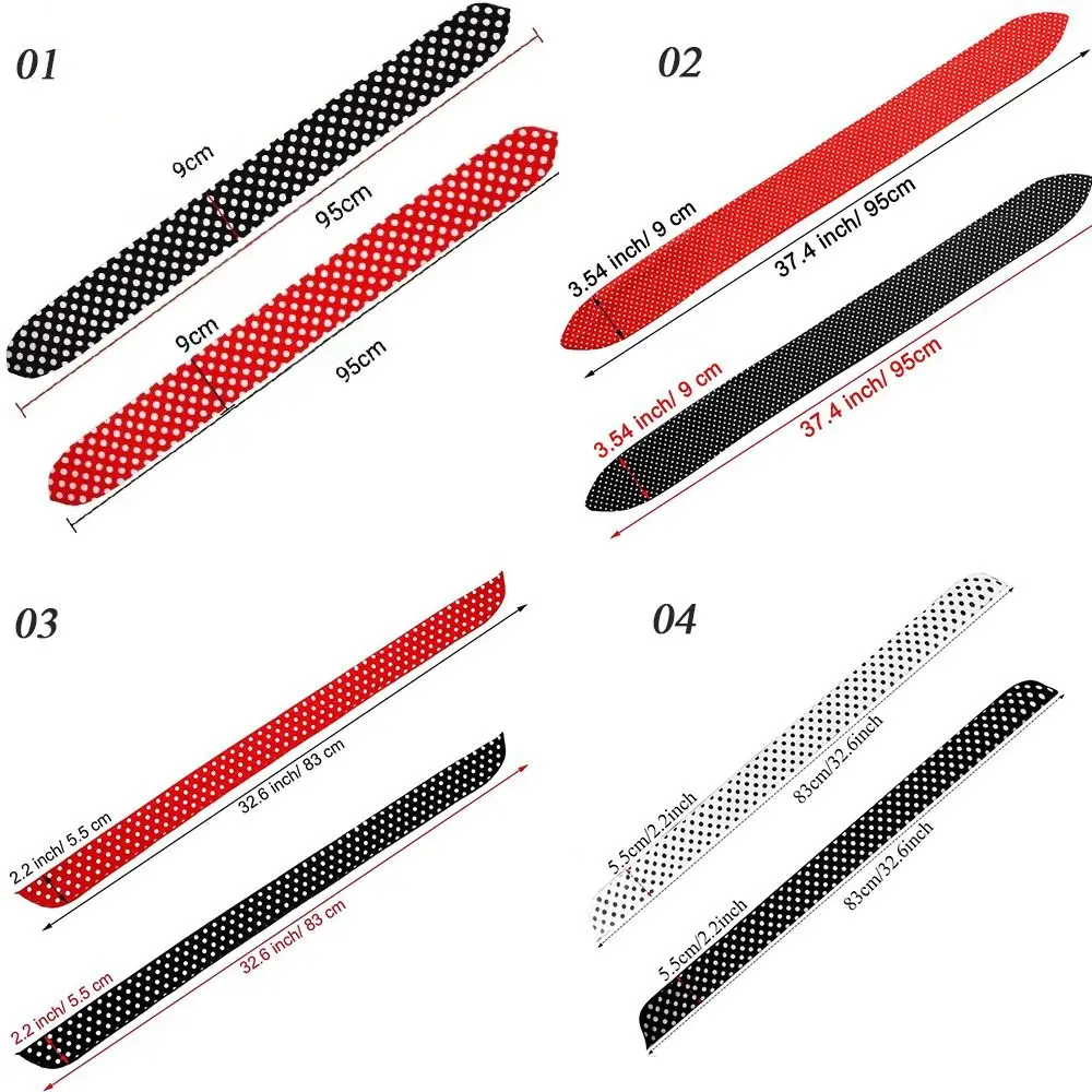 Bild 6: 2 Stücke Mode Polka Dot Bandana Stirnband Bogen Breites Haar Hoop Dame Kopftuch Haarschmuck