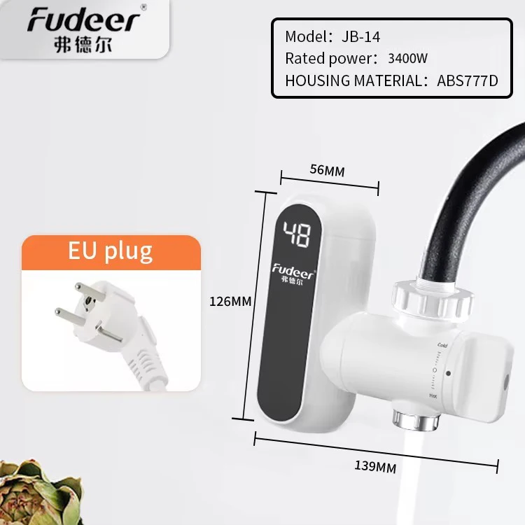 Fudeer Elektrische Boiler Keukenkraan Conector Instant Warmwaterkraan Adapter 220V Boiler Badkamer Accessoires
