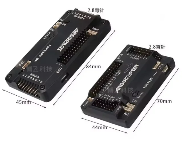 Vendite calde APM2.8 Dr-oneFlight Scheda controller con custodia Bussola e cavo di prolunga per FPV RC Multicopte Quadcopter fai da te