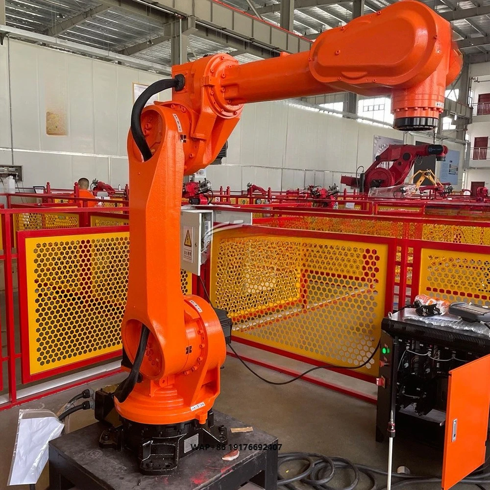 Industrial Automatic Robots Arm 6 Axis Programmable Universal Robot Arm Robot Welding Machine Smart Stainless Steel Cleaning