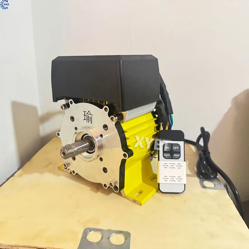 Free Energy 1100W 2200W DC Brushless Motor 24V 48V Battery Driven Low Noise Household DC Motors Remote Control Driven Motor DIY
