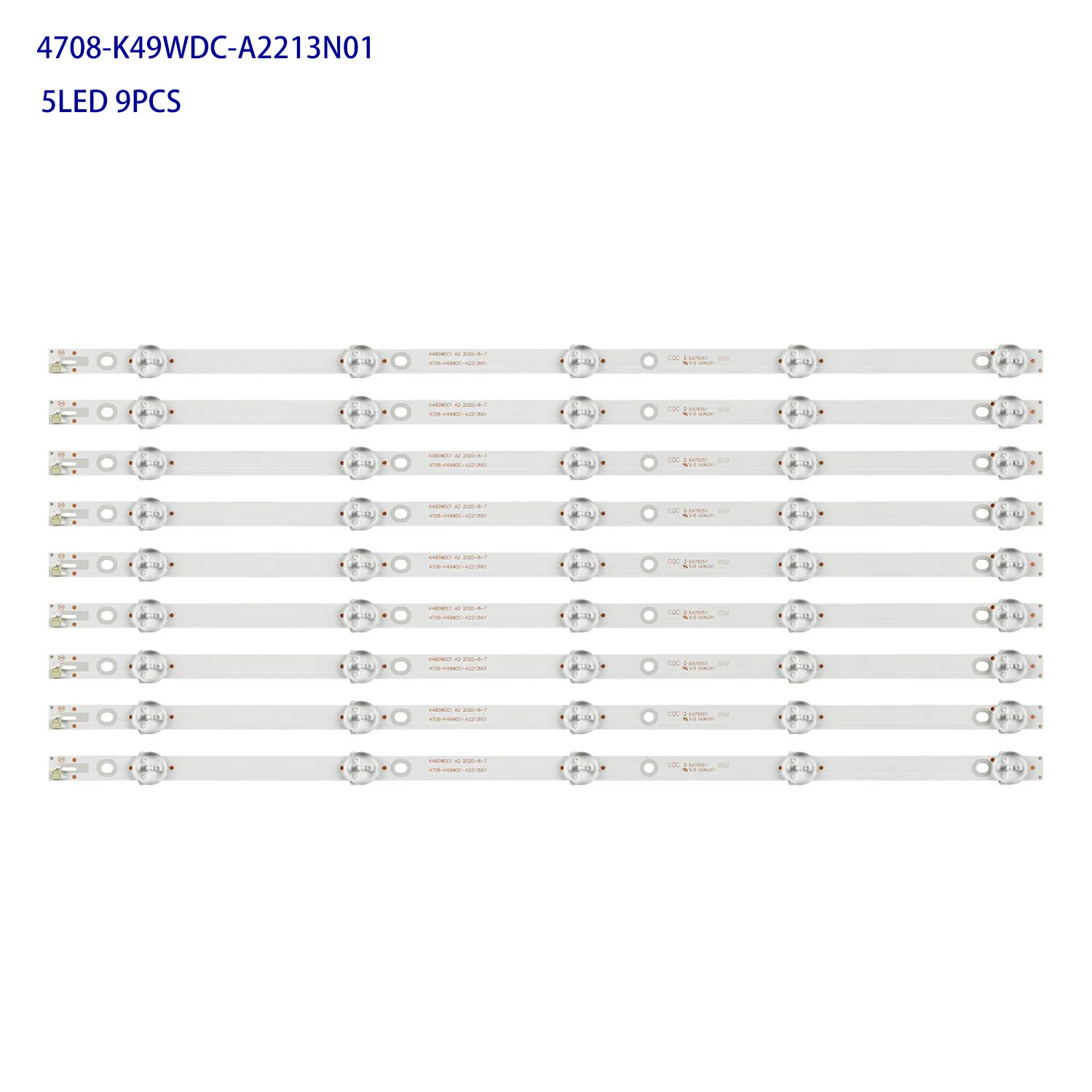 LED Backlight strip for 49BDL3056Q 49u5855ec 49LK5400PLA 49LK5400PSA 0E-49LED4K