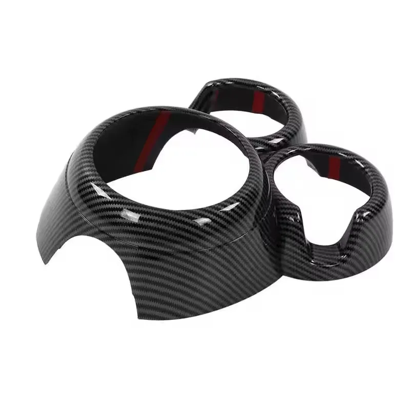 Car Console Gear Shift Cup Holder Cover Trim Replacement For BMW Mini Cooper Hatchback F55 F56 F57 2014-2021 Carbon Fiber Style image 3