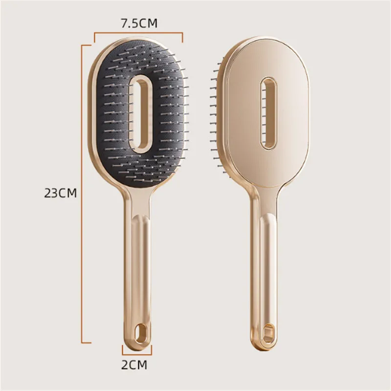Hollow Air Cushion Massage Hair Brush Ventilated Steel Pin Air Brush Fluffy High Cranial Top Styling Tools Scalp Massage Comb