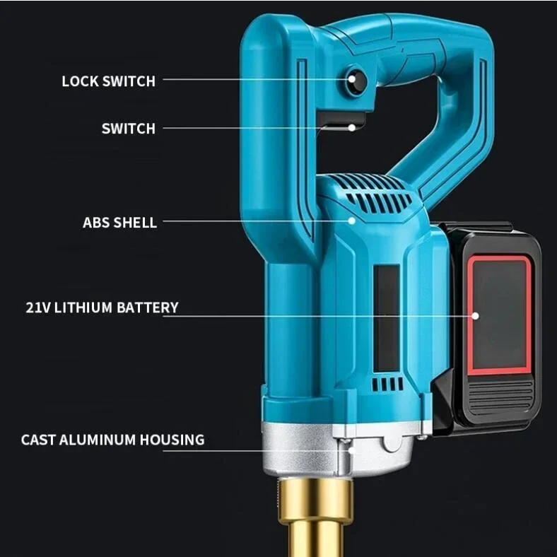 2021 New Handheld Energy-saving Concrete Vibrator for Eliminate Concrete Bubbles Factory Direct Sales