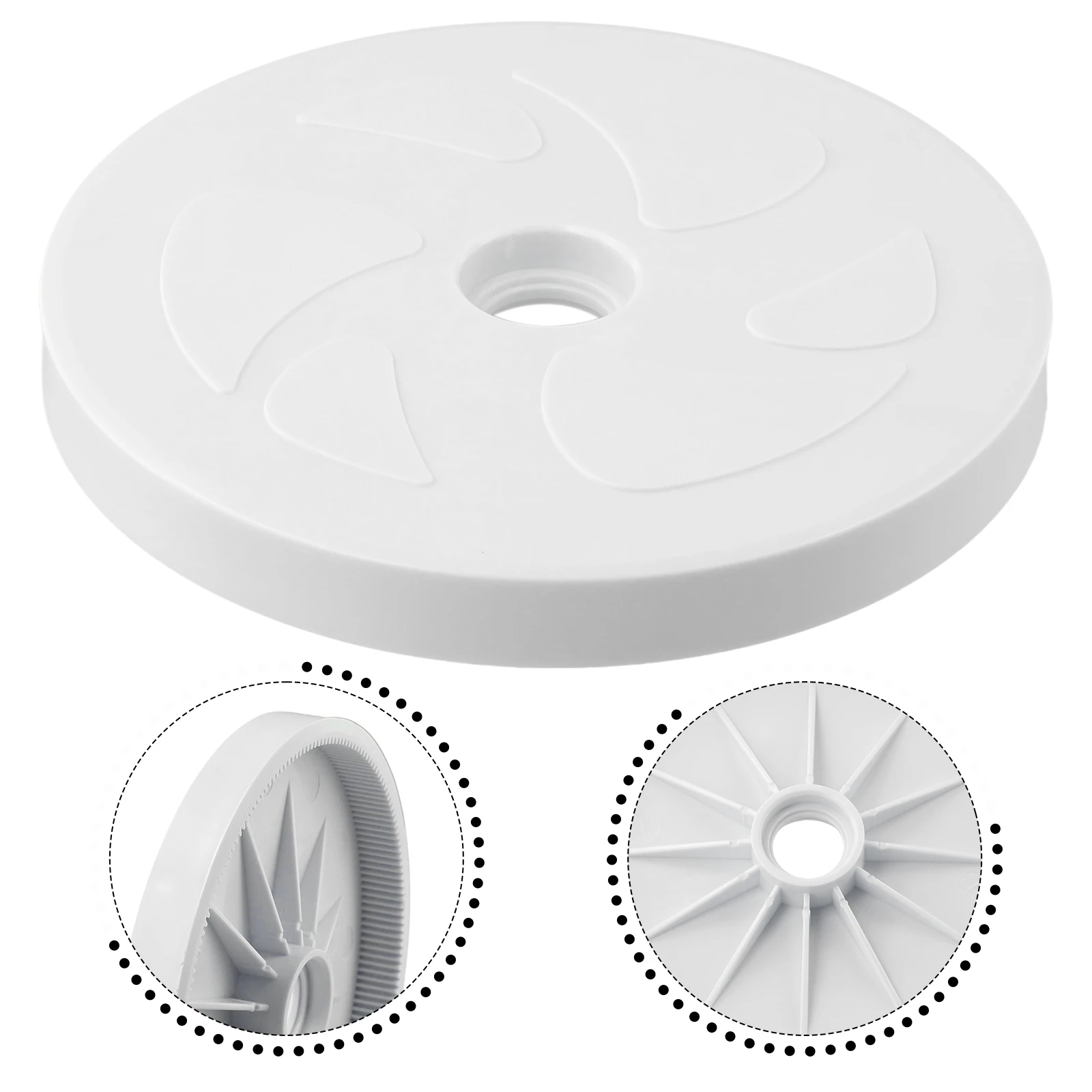 

High Quality Replacement Brand New C6 Large Wheel Large Wheel Part C-6 C6 White 6.5\" X6.5\" X0.7\" For Polaris