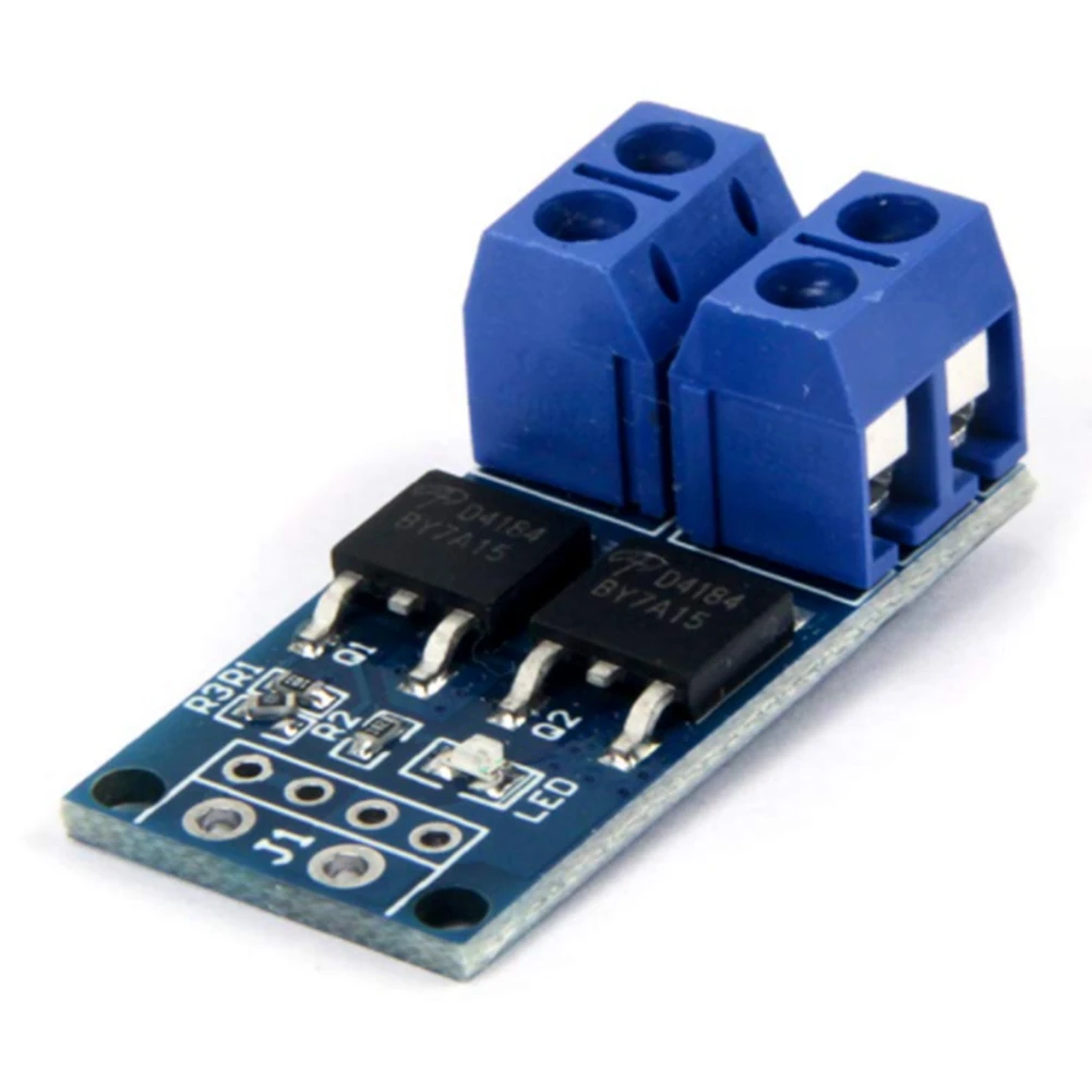 5PCS 15A 400W DC 5V-36V Dual High-Power Dust Collector MOS FET Trigger Switch Drive Module MOS Transistor Drive Module