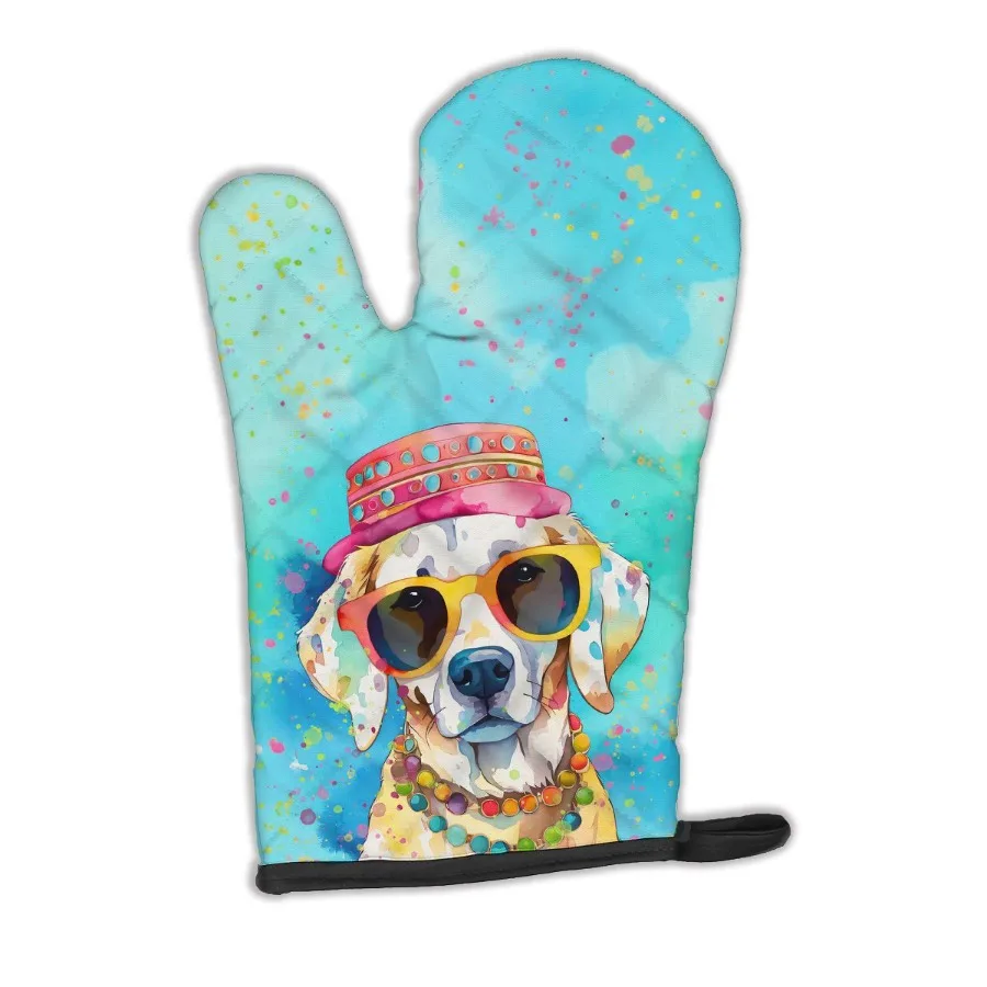 

Hippie Dawg Oven Mitt Heat Resistant Thick Oven Mitt for Hot Pans and Oven Kitchen Mitt Protect Hands Cooking Baking Glove
