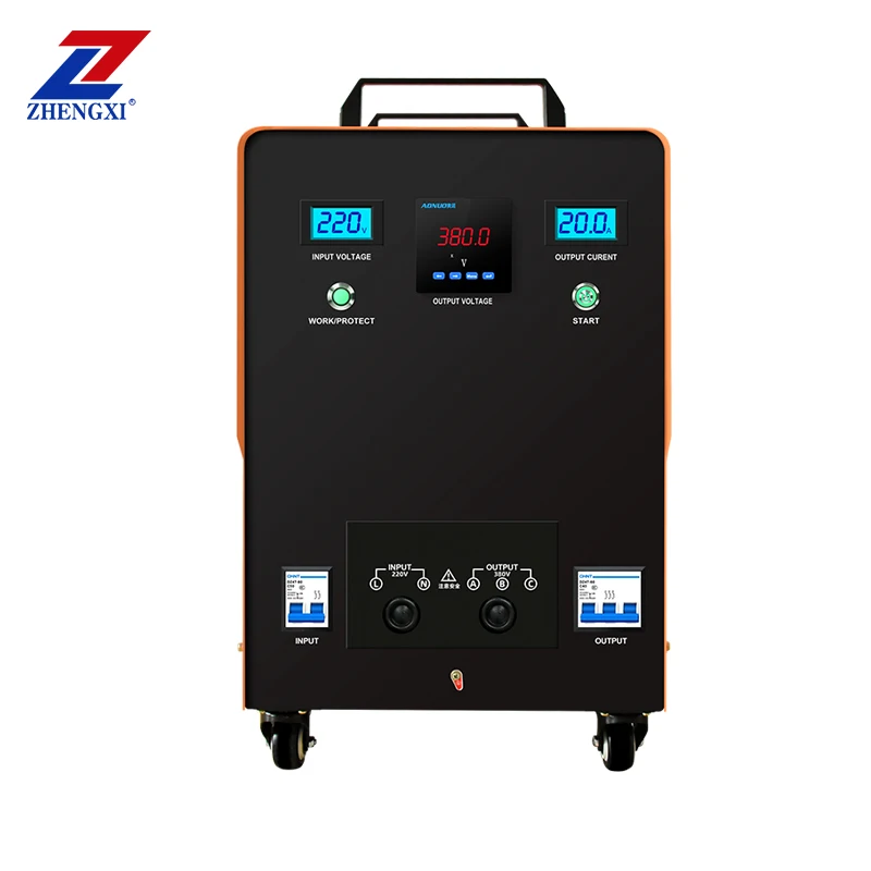 

DZW-15KVA 20KVA 220V to 380V single phase to three phase power supply voltage converter transformer