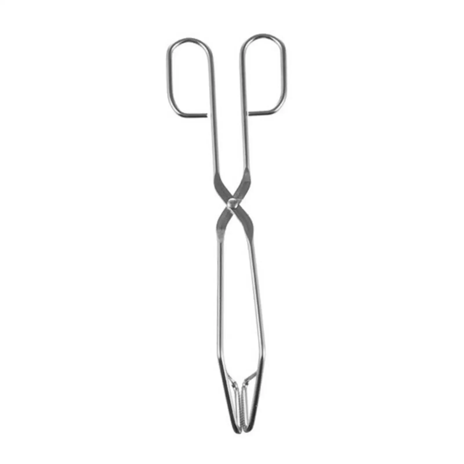 Heavy Duty Kitchen Triangle Tong Metal Serving Clamp Non Slip Tips Food Tongs for Buffet Salad BBQ