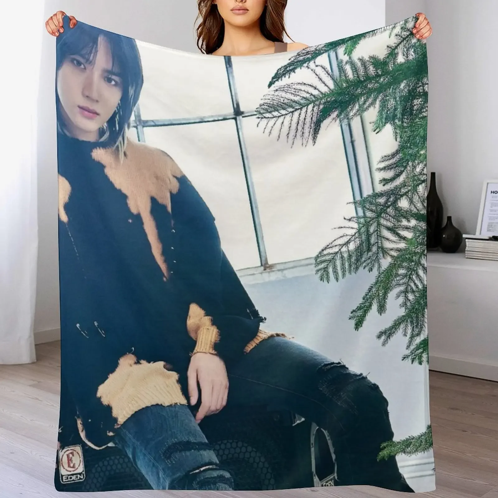 

beomgyu Throw Blanket Soft Plaid bed plaid Luxury Designer Designers Blankets