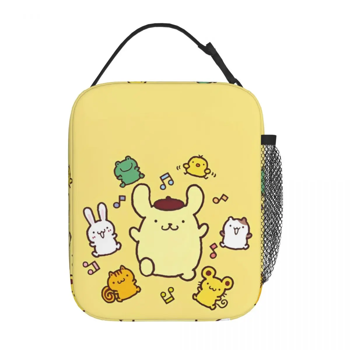 Pom Pom Purin con gli amici borsa termica per borse da pranzo isolate Lunch Container a tenuta stagna Lunch Box Tote Food Bag Work Outdoor