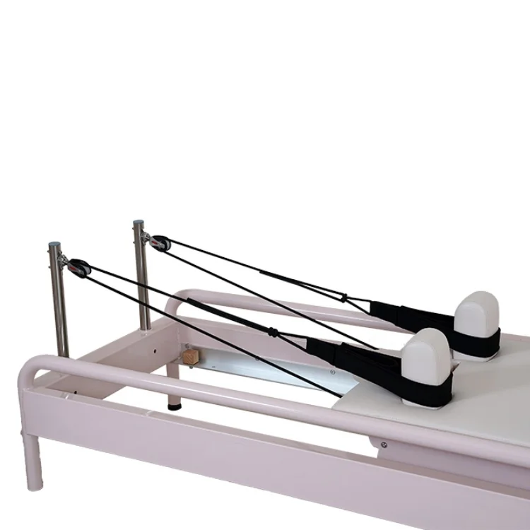 Pink High Quality Wholesale  Steel Pilates Reformer Home Use Metal Machine Components Strength Style Combined Studio