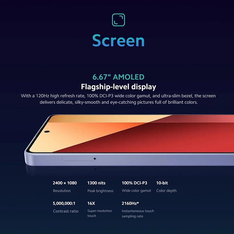 هاتف ذكي Xiaomi-Redmi Note 13 Pro 4G MediaTek ، Helio ، كاميرا 200MP OIS ، شحن توربو W ، عرض AMOLED ، NFC ، نسخة عالمية