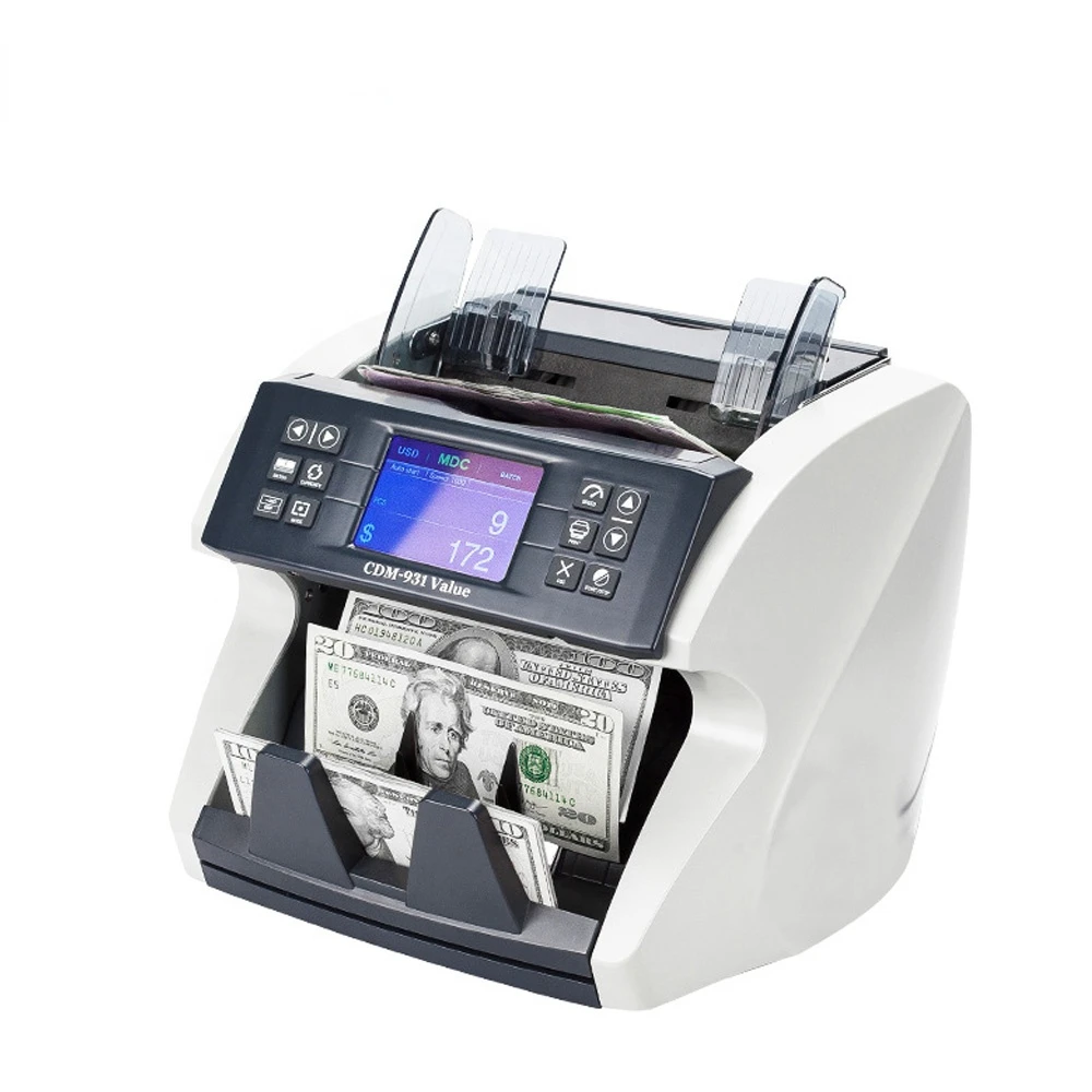 

Value Money Counter Machine USD EUR GBP Multi-currency Banknote Cash Bill Counting Detector