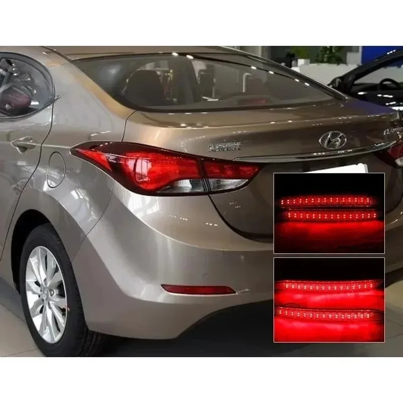 New for Car Rear Bumper Reflector Brake for Light Tail Warning Lamp Car Styling 2012-2014
