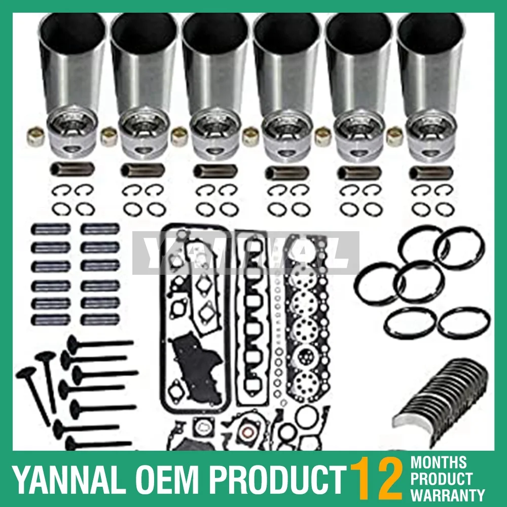 

New Overhaul Rebuild Kit For Doosan Daewoo D2366 D2366T Engine Solar 280LC Excavator