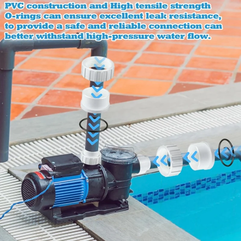 Accessori per pompe per piscina da 2 pezzi per generatori di cloro sale Hayward Supporto per la pulizia delle celle GLX-Cell-Union