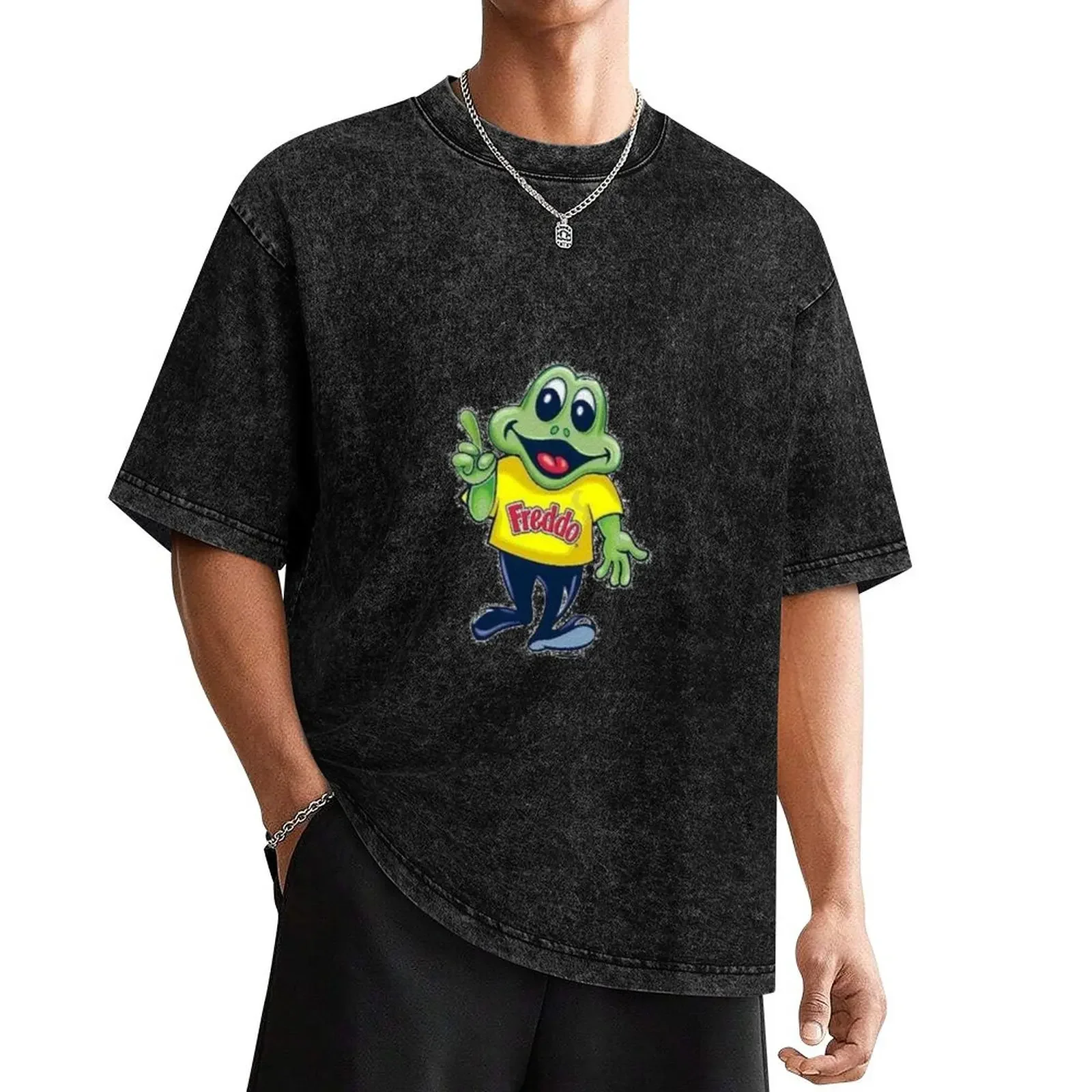 Freddo Frog Old Logo T-Shirt sweat vintage graphic shirts mens workout shirts