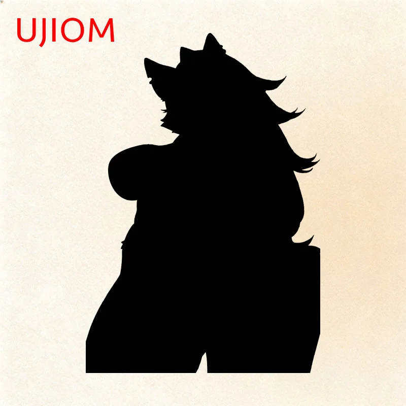UJIOM Furry Loona Big Bouncy Castle Wall Sticker Trendy Novelty Eye Catching Chic Decal Creative Personality Amusing Wallpapers