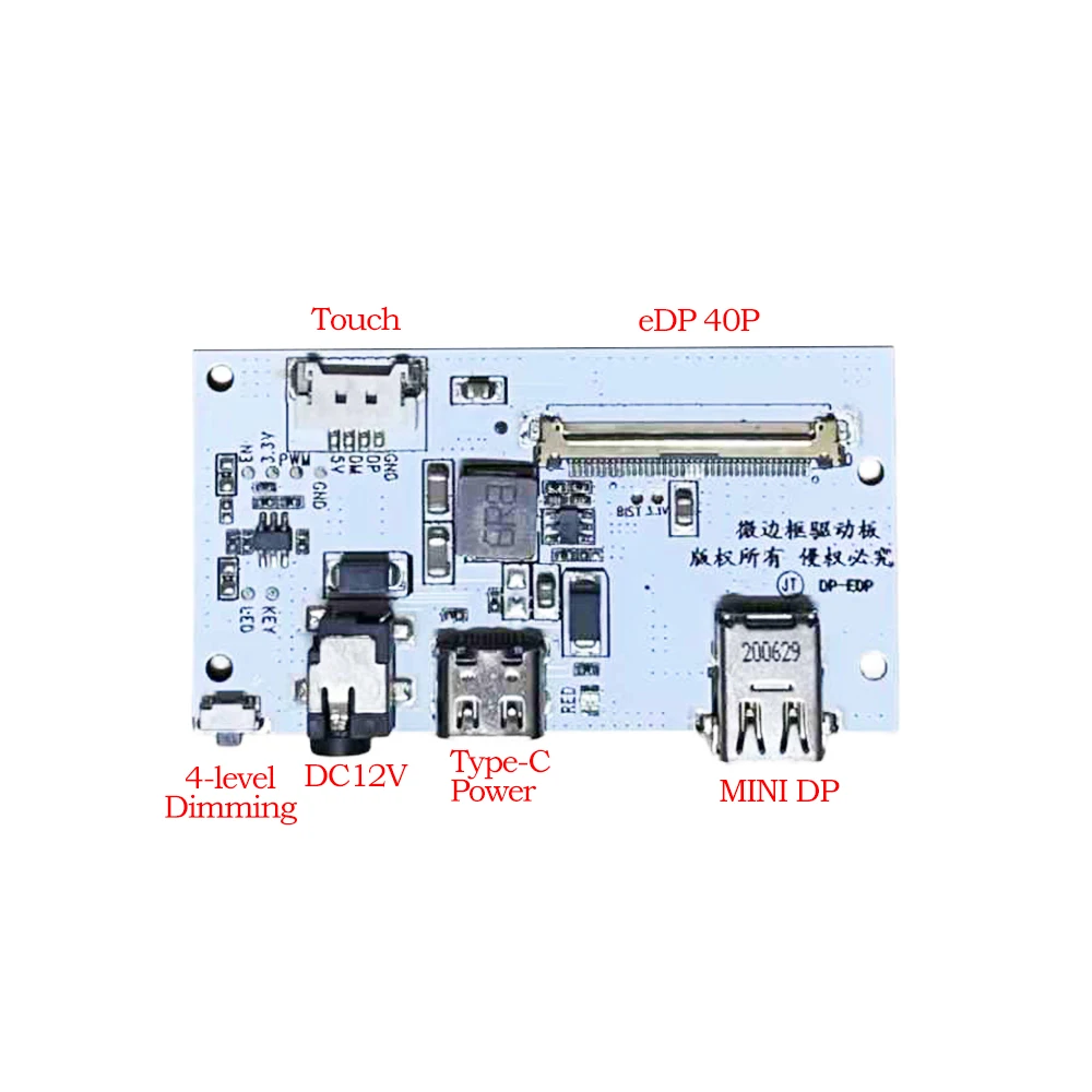 For IPad7/8/9 10.2inch Driver Board Display Port mini DP 2K Retinal Control 1620*2160 LCD DIY Display A2198 A2270 A2430 A2602