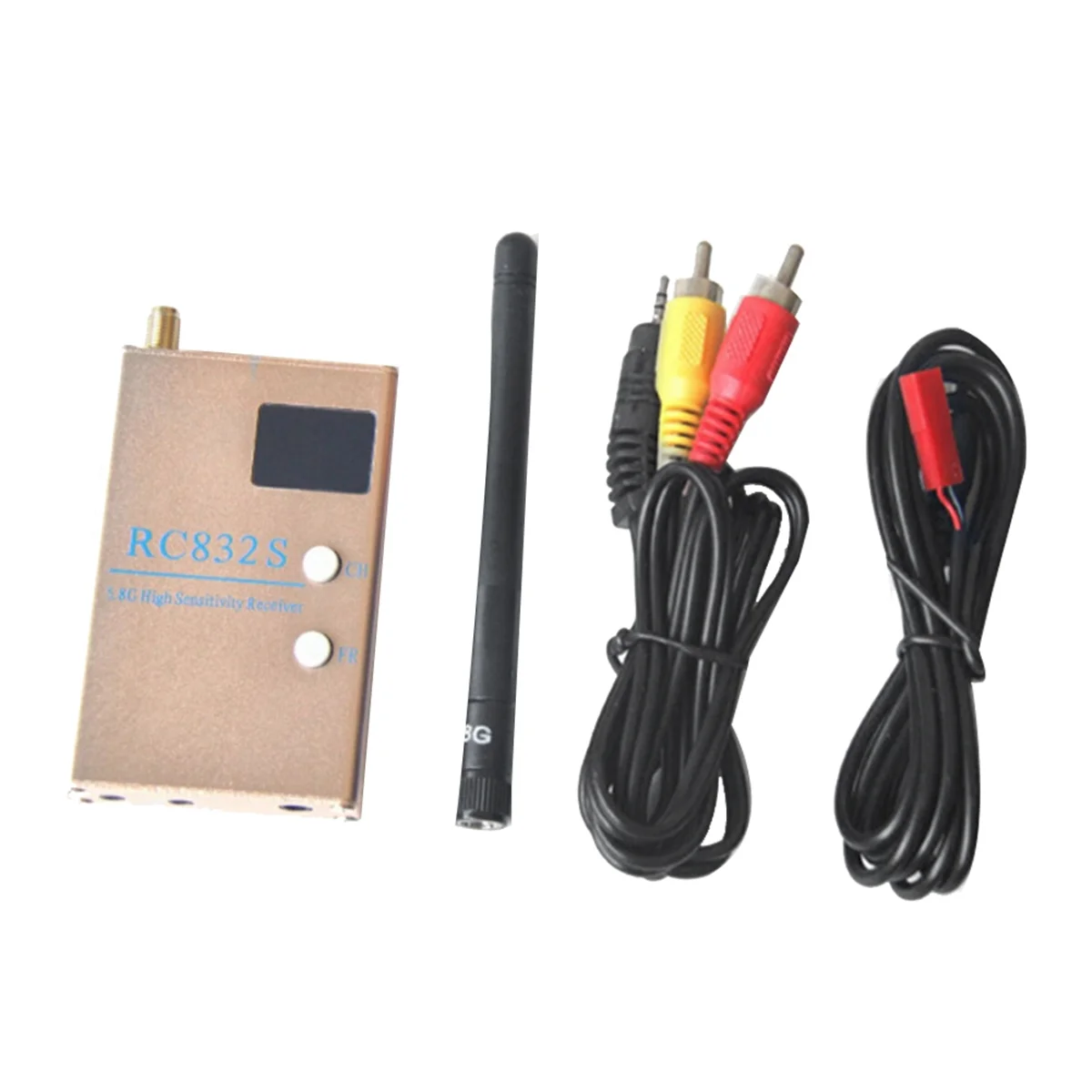 

RC832S FPV 5.8G 48CH Receiver Video Audio AV Receiver for Quadcopter F450 S500 S550 RC832-ABRJ