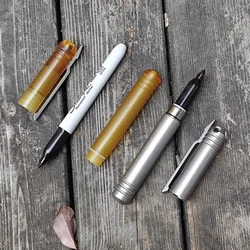 Marker pen Water Pen Imported Ultem , Titanium Built-In marker refill