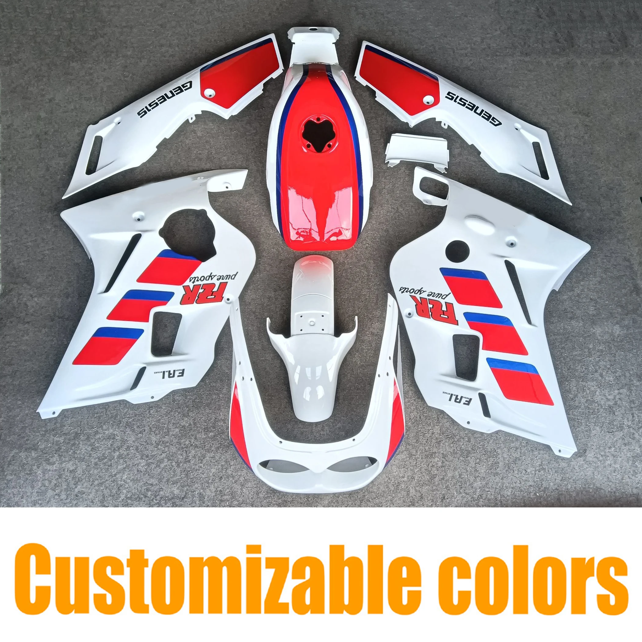 Fit For YAMAHA FZR250R 1986 - 1988 2KR Motorcycle Accessories Complete Body Fairing Panel Kit FZR250 FZR 250 R 1987