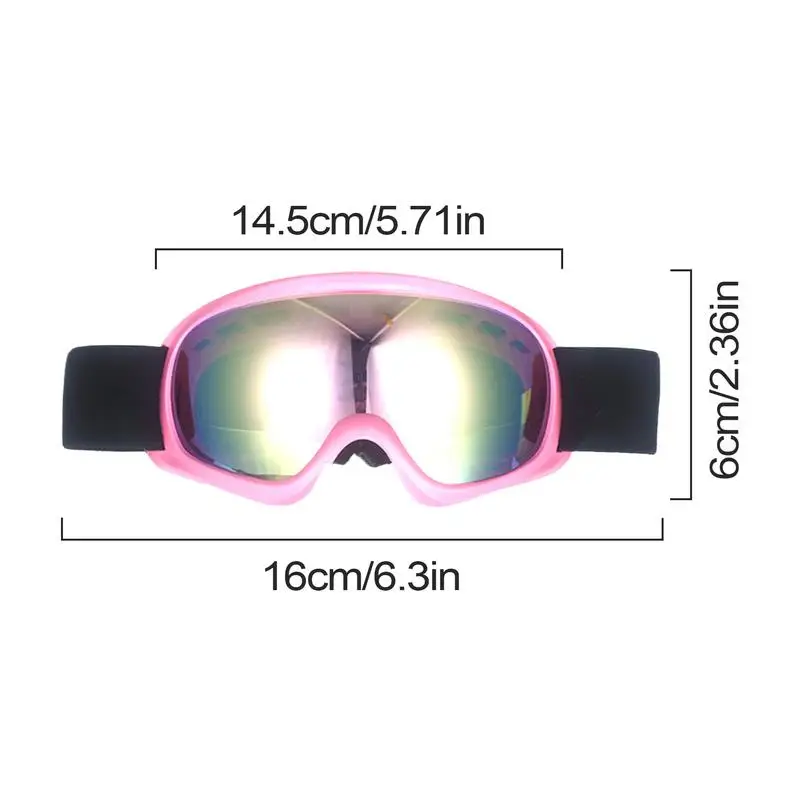 Children Anti-Fog Snowboard Goggles Snow Sports Goggles windproof sports ski HD glasses Skiing Supplies