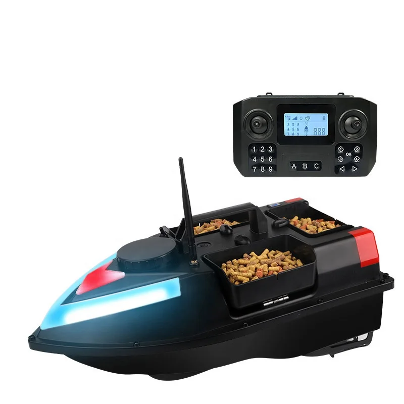 New GPS 500m Dual Motor 2KG Loading Big Gps Bait Boats Rc Fishing Bait Boats For Sale