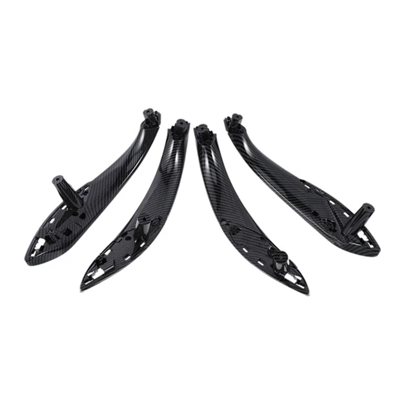 

4Pcs Carbon Fiber Door Handle Trim Texture Inner Outer Cover Door Handle Trim For BMW 3/4 Series F35 F30/316 320Li 3GT