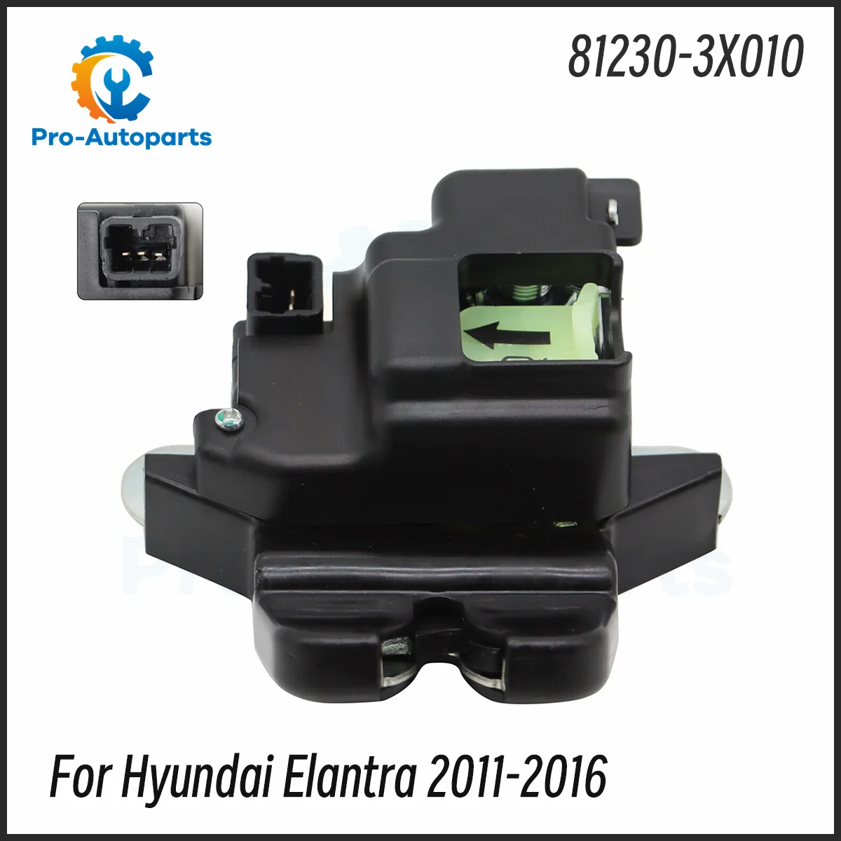 81230-3X010 Tailgate Rear Trunk Latch Lock Actuator Motor Assembly for Hyundai Elantra 2.0 1.8L 2011 2012 2013 2014 2015 2016