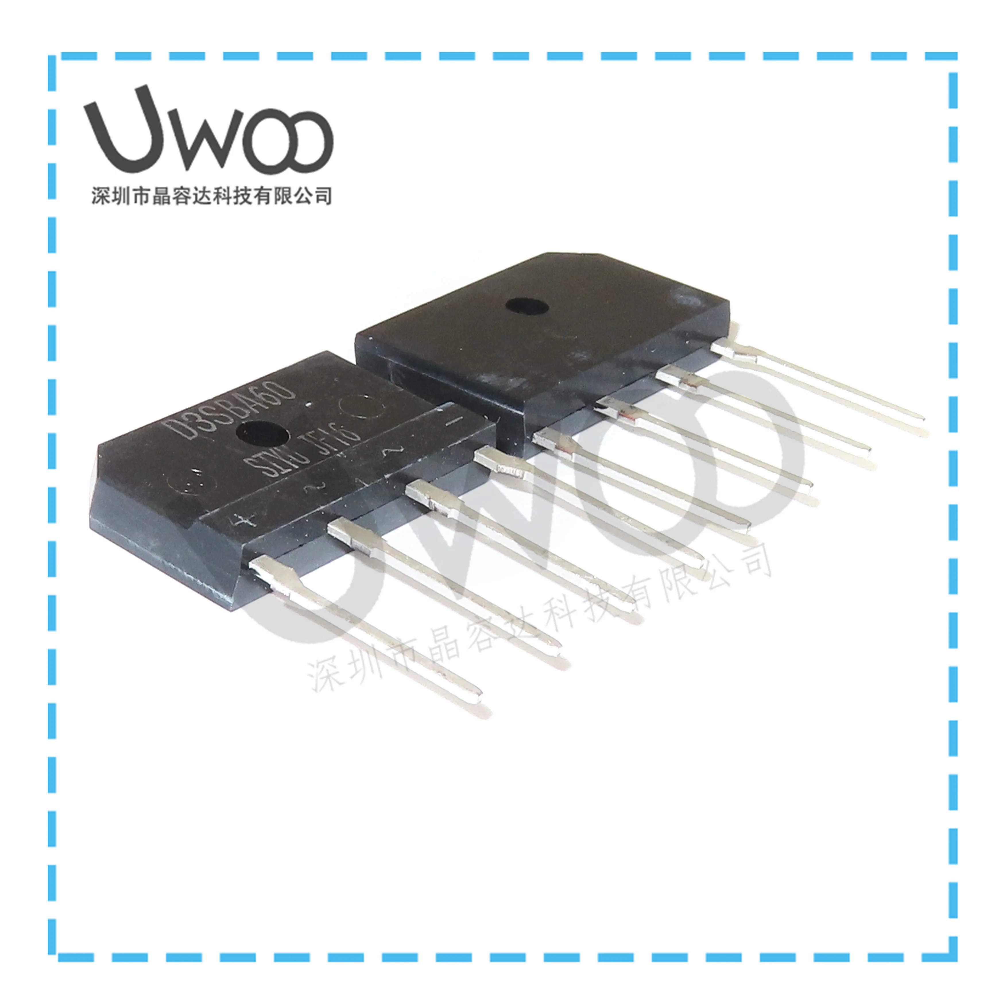 100%Original New D3SB60  ZIP-4  3A 600V    D3SBA60  ZIP4 3A 600V