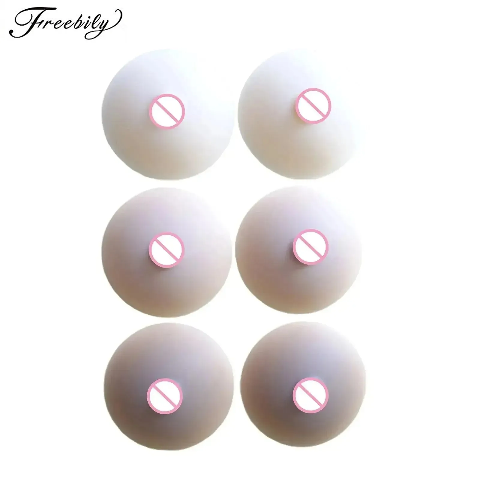 

1 Pair Mimic Nipple Adhesive Breasts Stickers Invisible Silicone Nipple Covers Bra Inserts for Crossdresser Postoperative