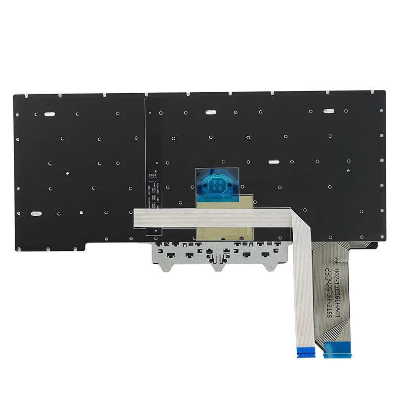 Teclado DE ordenador portátil con diseño DE EE. UU./UK/BR/DE/FR/PT/SP/KR/RU para Lenovo ThinkPad E14 GEN1 R14 Gen1 S3 Gen1 01XY010
