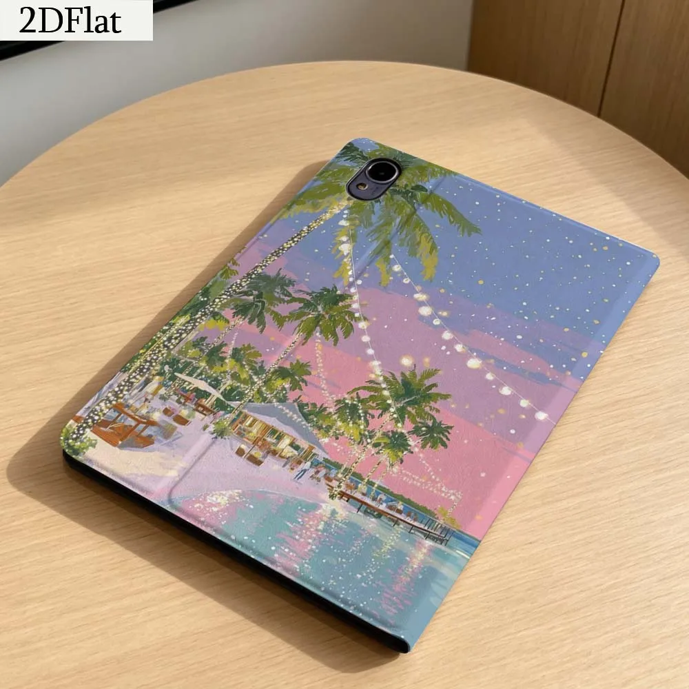 Cartoon Starry Beach Night Gift For Honor Tab Magic Pad GT X9a 6 X9 X8A X8 V8 V7 9 V9 8 2 3 4 13.3 10 Pro Inch Tablet Case